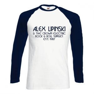 ALEX LIPINSKI CONTRAST LONG SLEEVE BASEBALL T-SHIRT